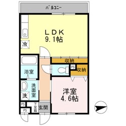 相原駅 徒歩10分 1階の物件間取画像